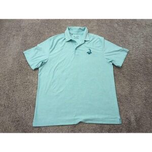 Pinehurst 1895 Polo Shirt Mens XL Blue Short Sleeve Under Armour‎ Loose Golf